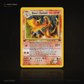 Blaine's Charizard 2/132 Gym Challenge 1st Edition unofficial Pokémon proxy card photo