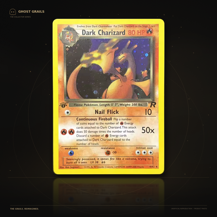 Dark Charizard 4/82 | Team Rocket 1st Edition | Super Proxy