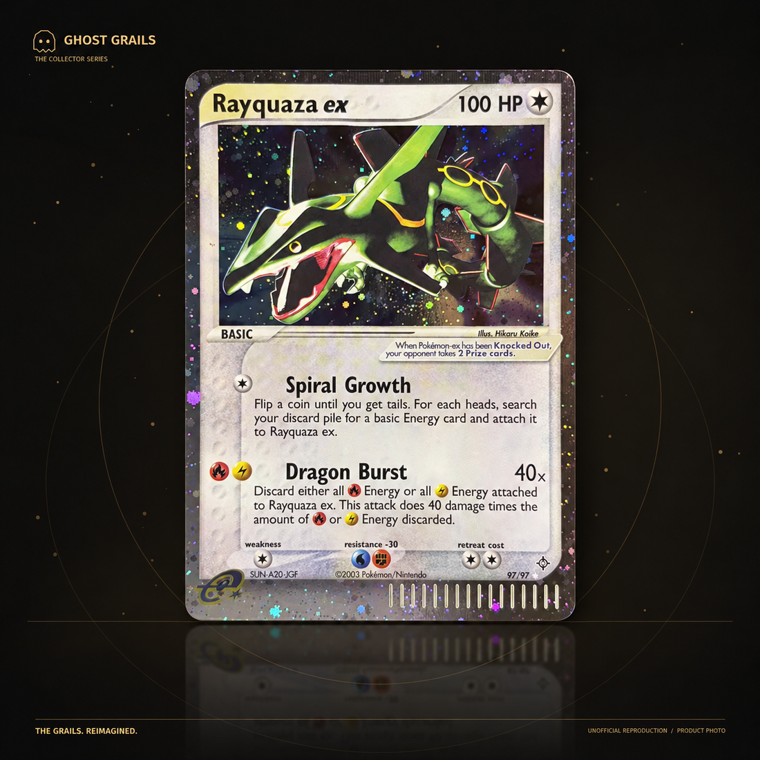 Rayquaza ex 97/97 | EX Dragon | Super Proxy